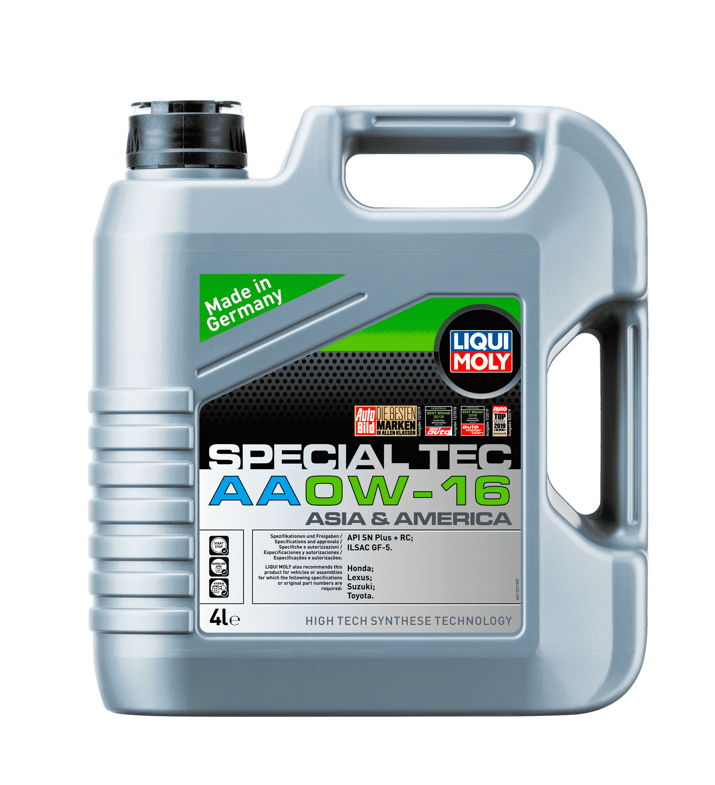 Моторное масло Liqui Moly Special Tec AA 0W-16, 4л